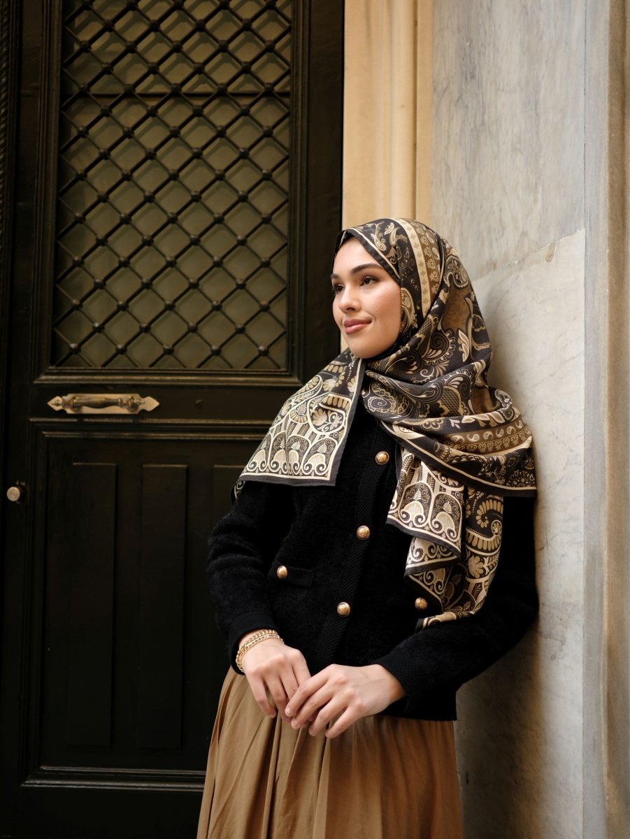 Paisley Harmony Yün İpek Yeşil