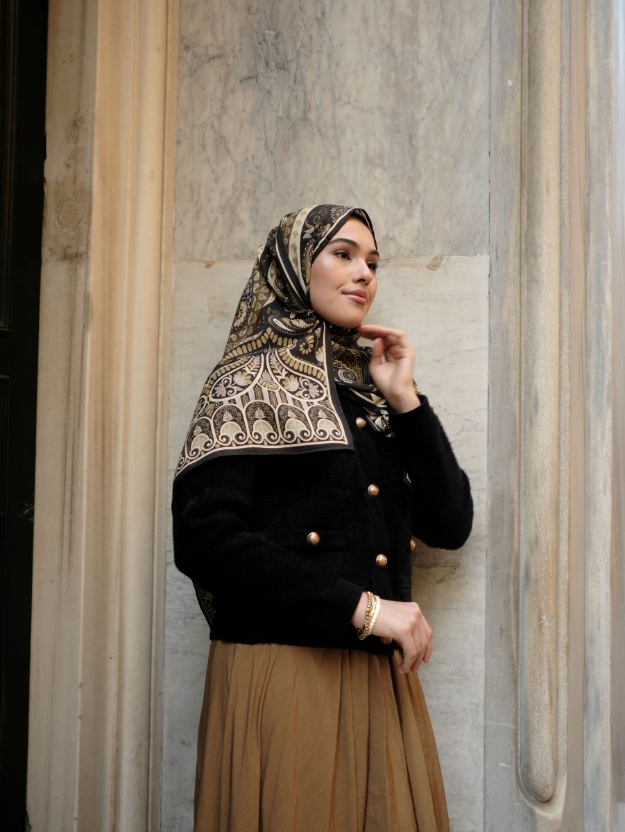 Paisley Harmony Yün İpek Yeşil