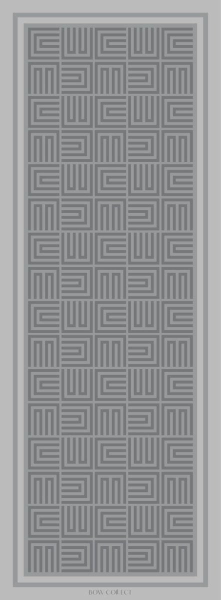 BC Monogram Pamuk İpek Gri