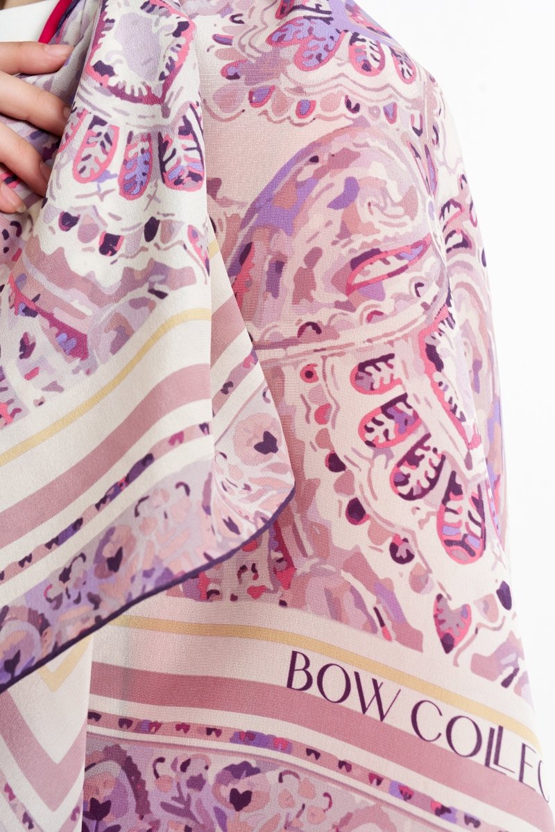 Leila İpek Şal Mor