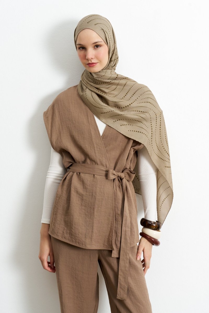 Polkia Pamuk İpek Bej