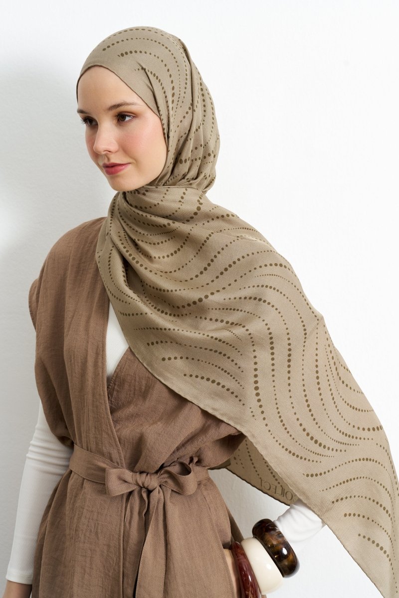 Polkia Pamuk İpek Bej