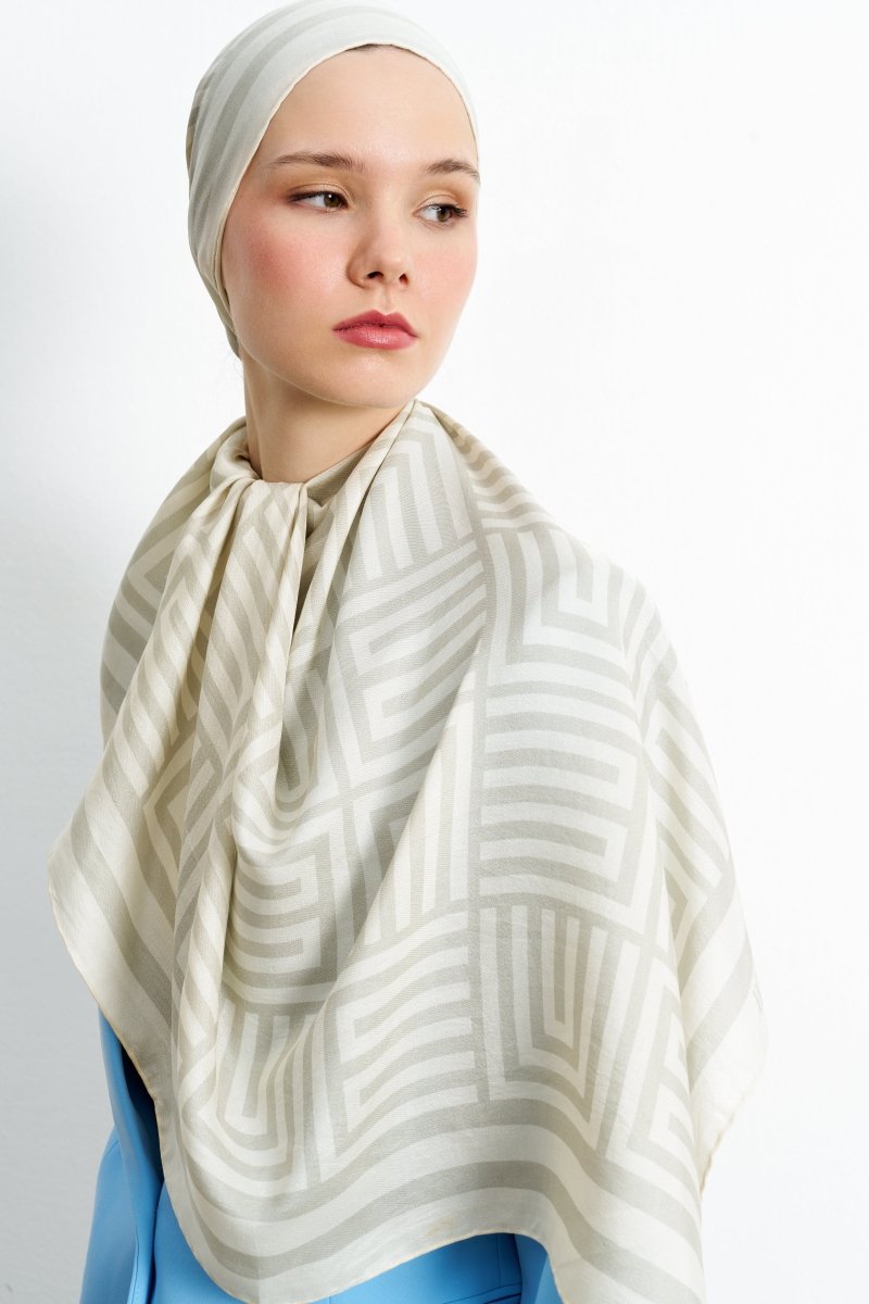 BC Monogram Pamuk İpek Bej