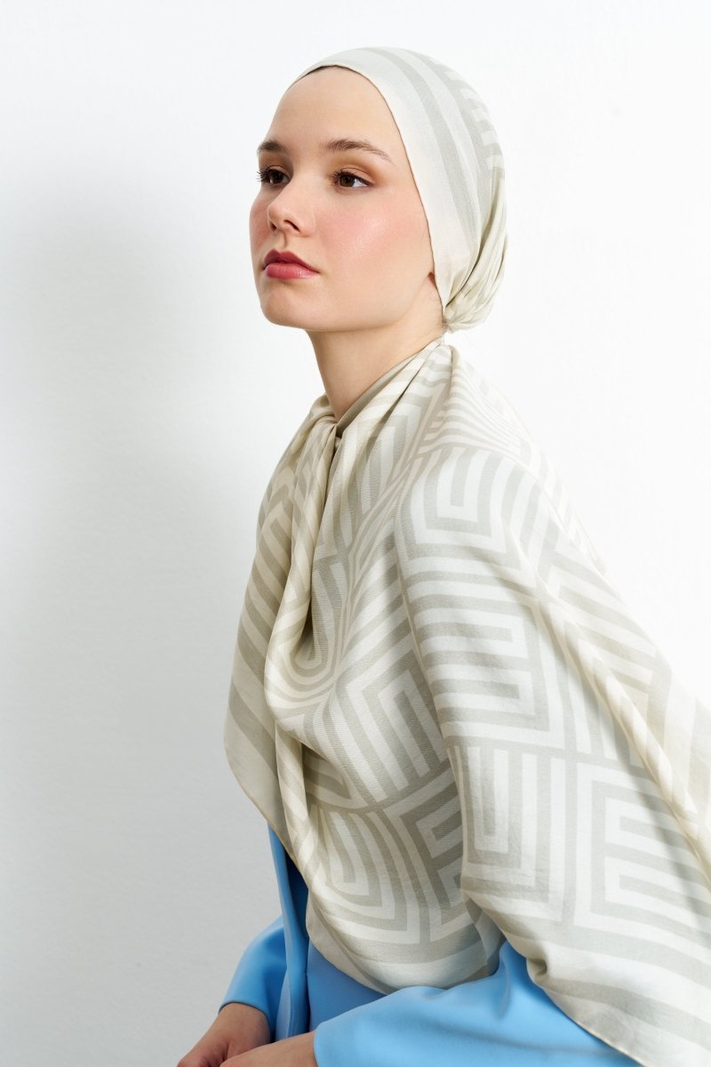 BC Monogram Pamuk İpek Bej