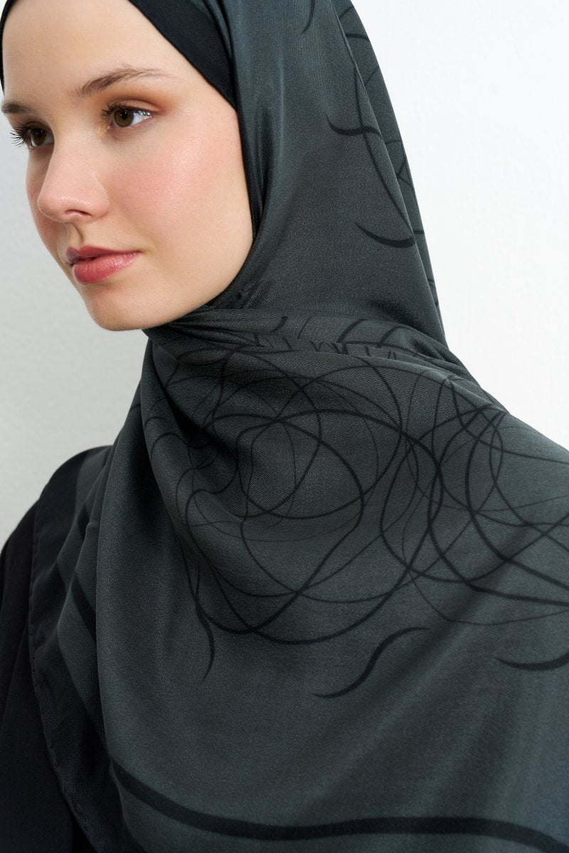 Aisha Pamuk İpek Siyah