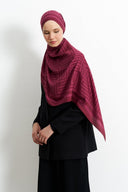 BC Monogram Pamuk İpek Bordo