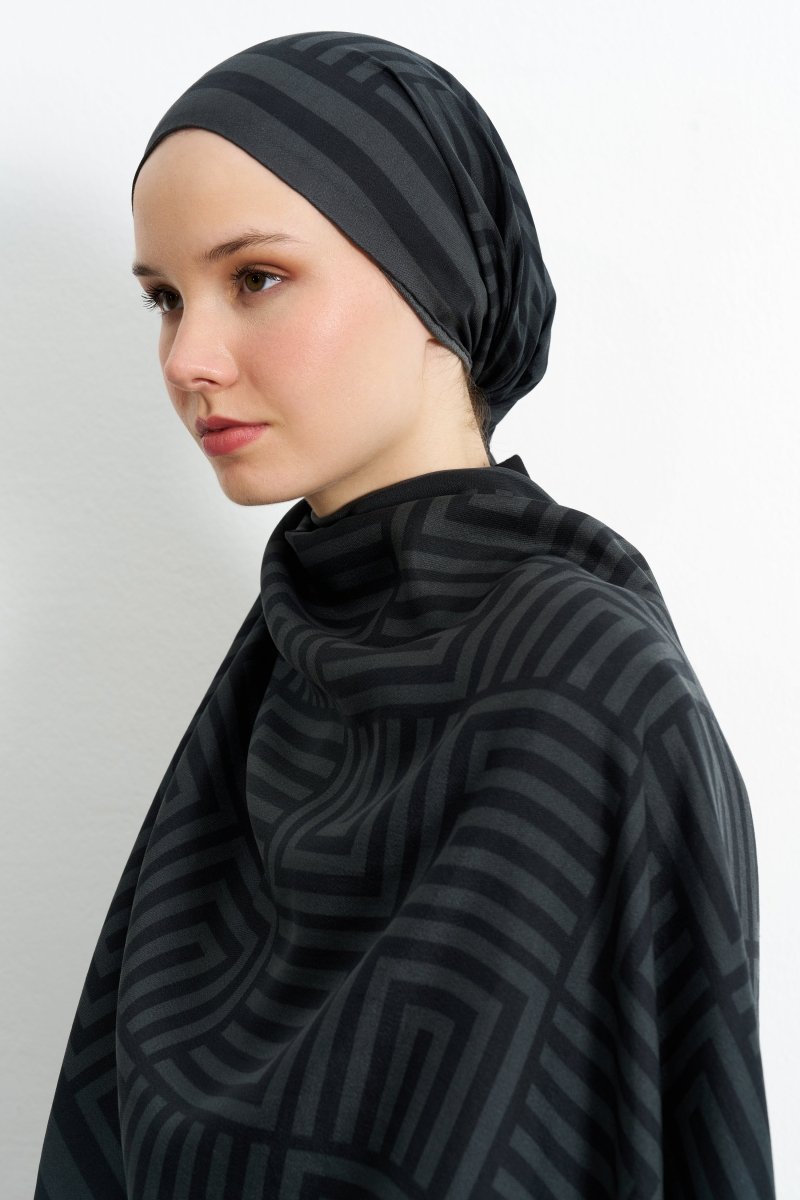 BC Monogram Pamuk İpek Siyah