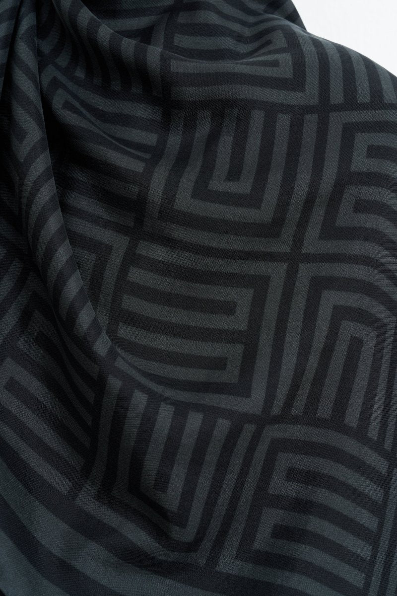 BC Monogram Pamuk İpek Siyah