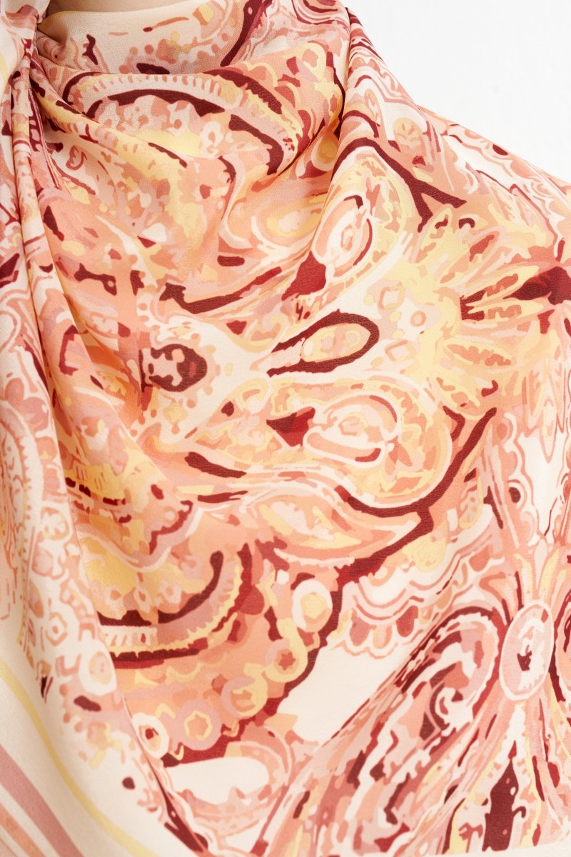 Leila İpek Şal Turuncu