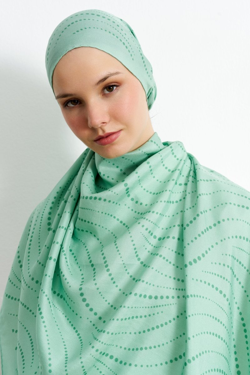 Polkia Pamuk İpek Yeşil