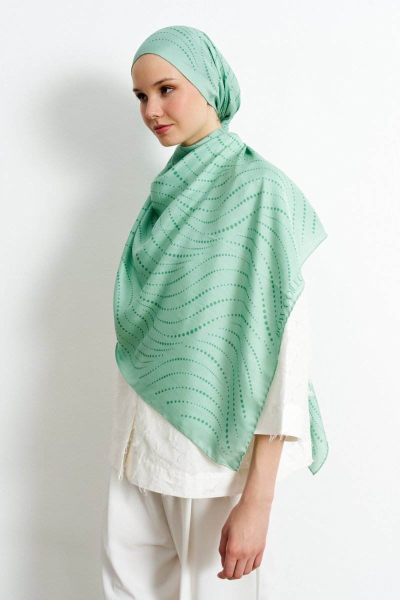 Polkia Pamuk İpek Yeşil