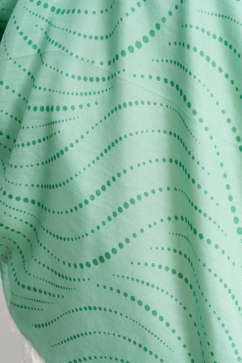 Polkia Pamuk İpek Yeşil