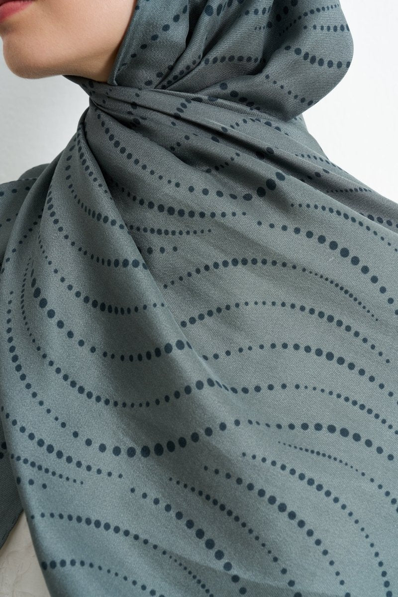 Polkia Pamuk İpek Gri