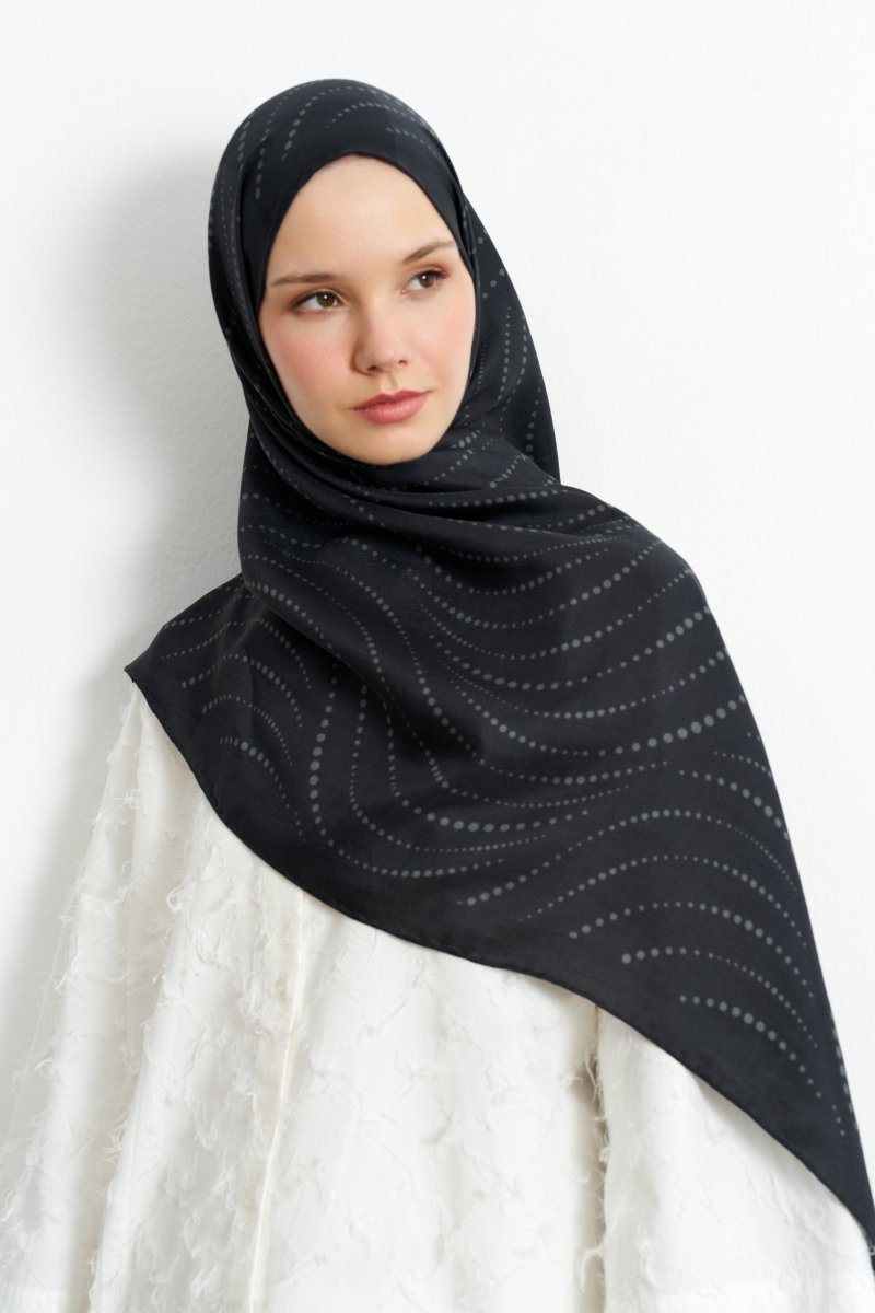 Polkia Pamuk İpek Siyah