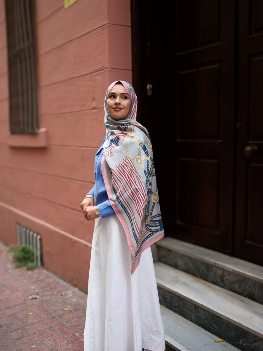 Royal Pamuk İpek Mavi