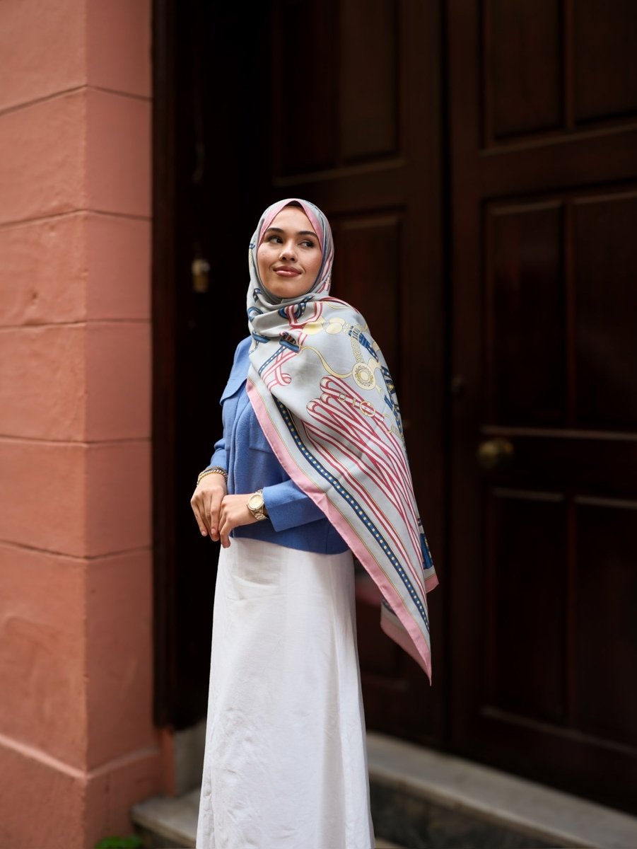 Royal Pamuk İpek Mavi