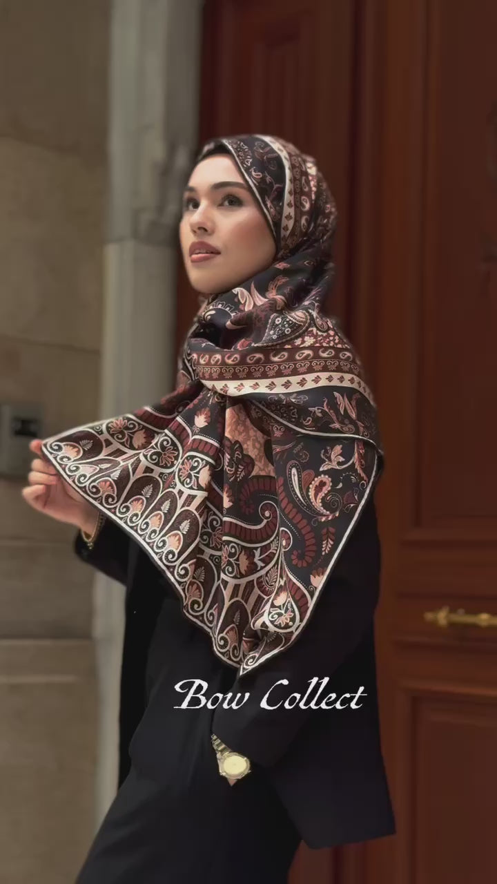 Paisley Harmony Yün İpek Kahverengi